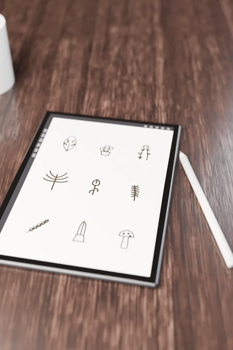 Boho Plant Doodles – Mockup