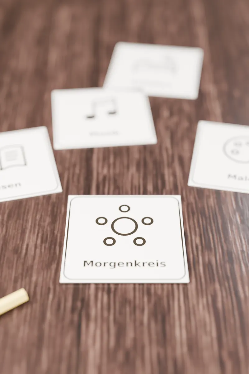 Tagesablauf-Bildkarte Morgenkreis